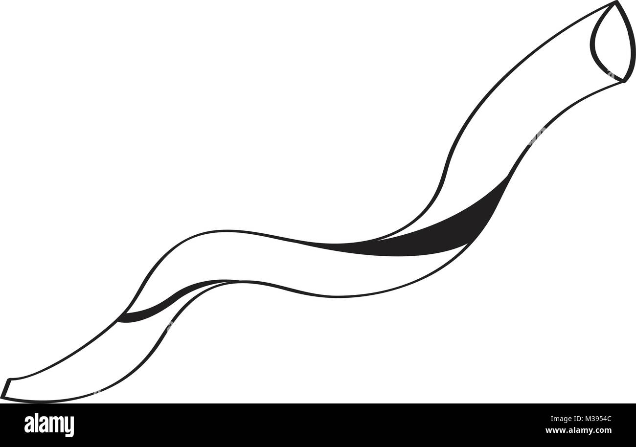 Jewish shofar outline Stock Vector Image & Art Alamy