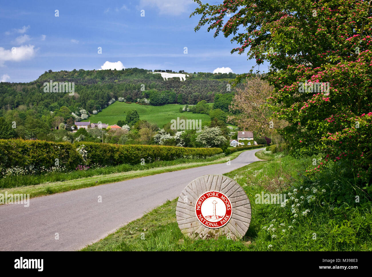 White Horse of Kilburn North York Moors Stock Photo Alamy