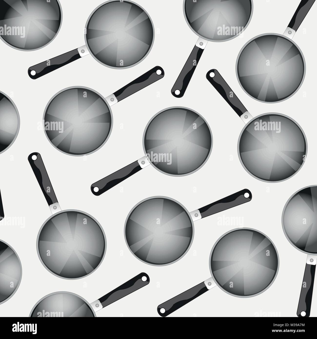 Griddle for kitchen pattern Stock Vector