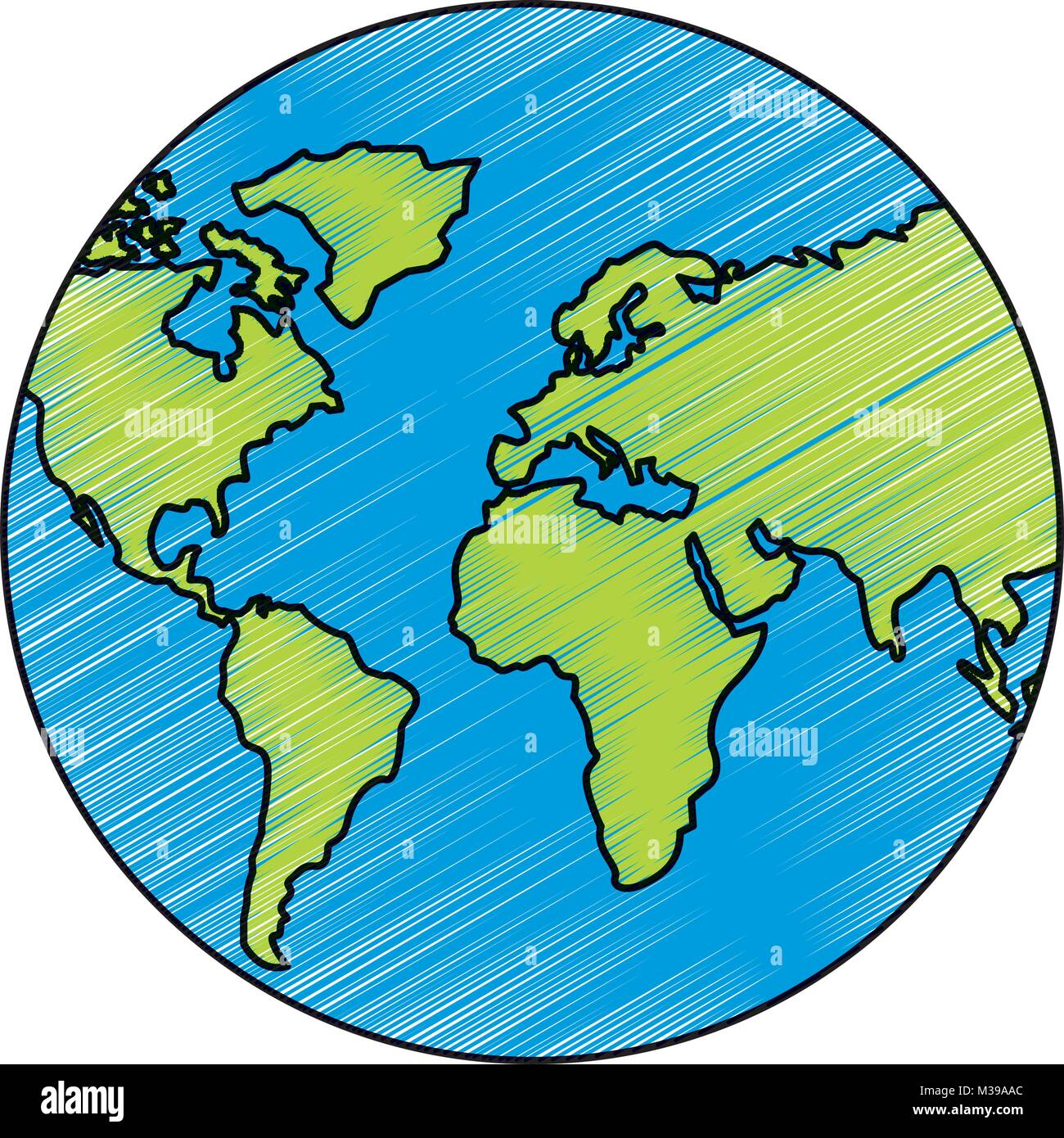 earth planet world globe map icon Stock Vector Image & Art - Alamy