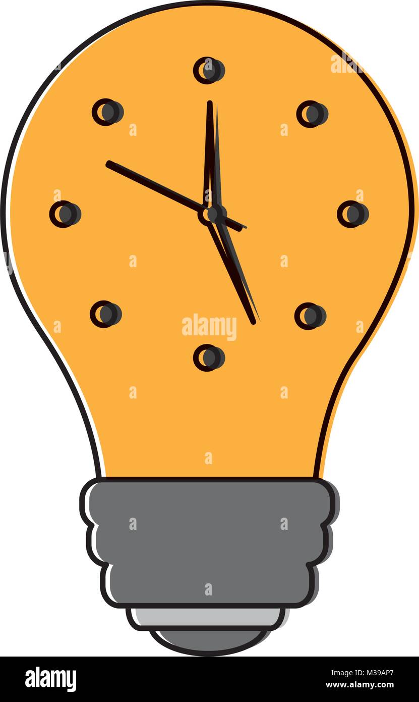 clock inside light bulb idea motivation Stock Vector Image & Art Alamy