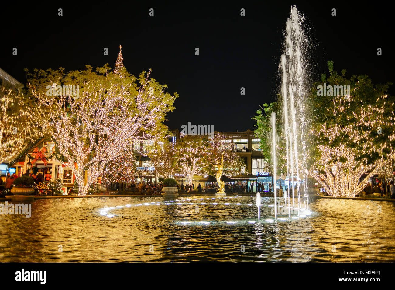 Dec 16 Glendale Music Fountain And Christmas Lights At The
