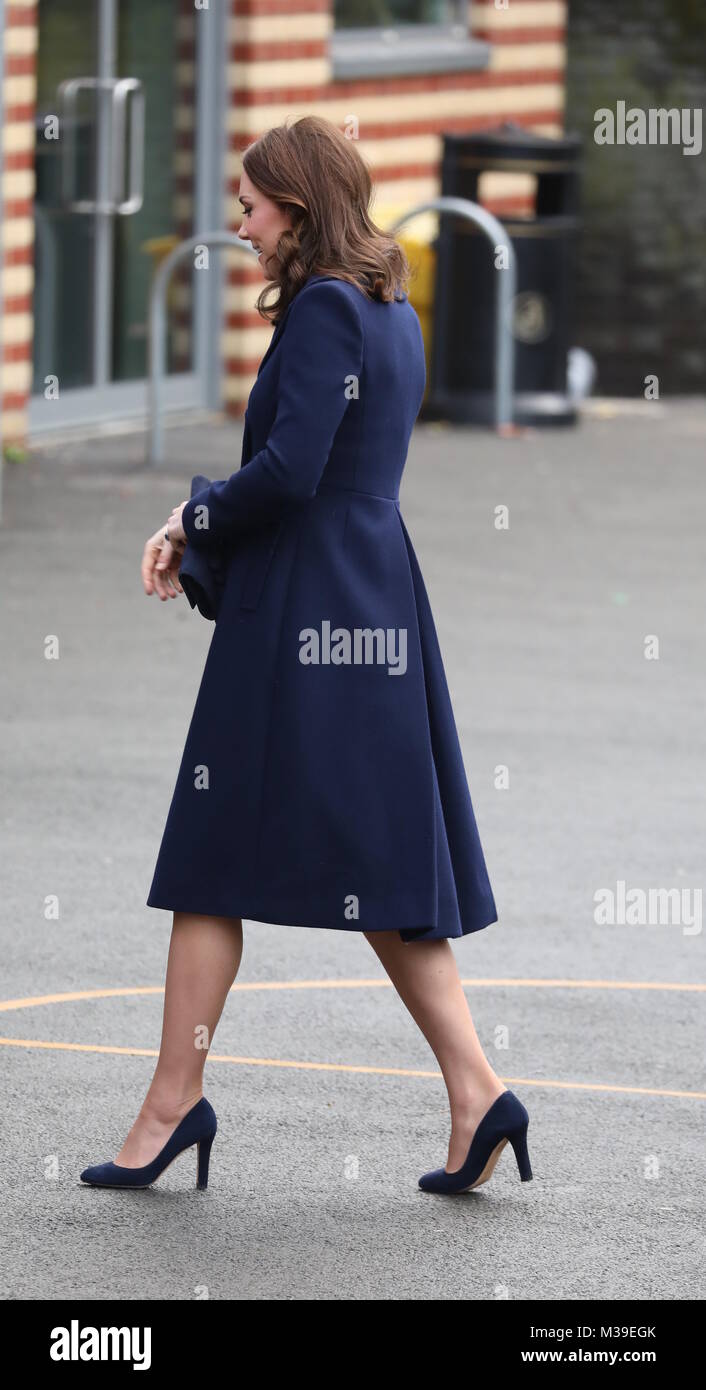 The Duchess of Cambridge visits the Reach Academy Feltham, a school