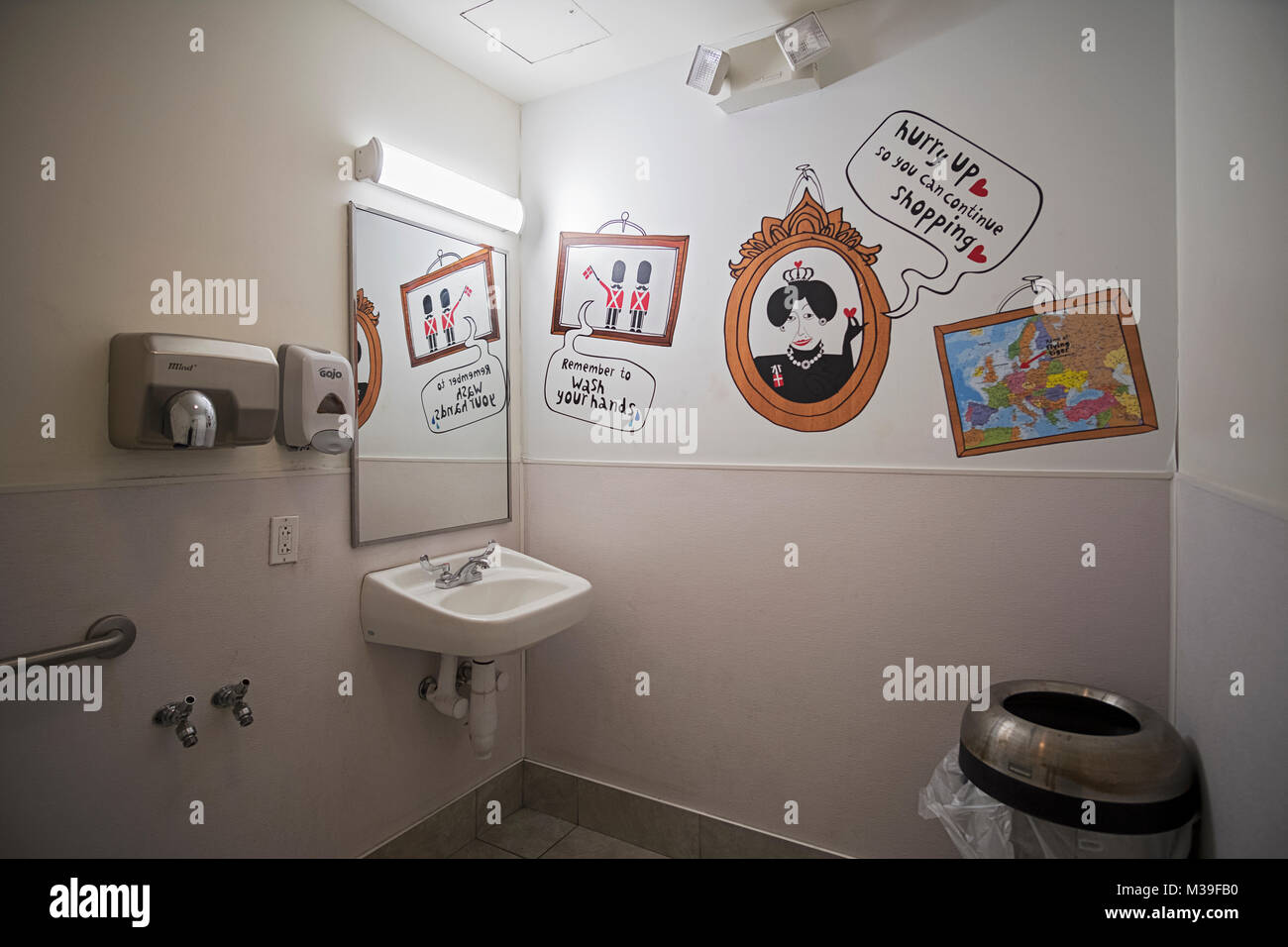 Unisex bathroom hi-res stock photography and images - Alamy