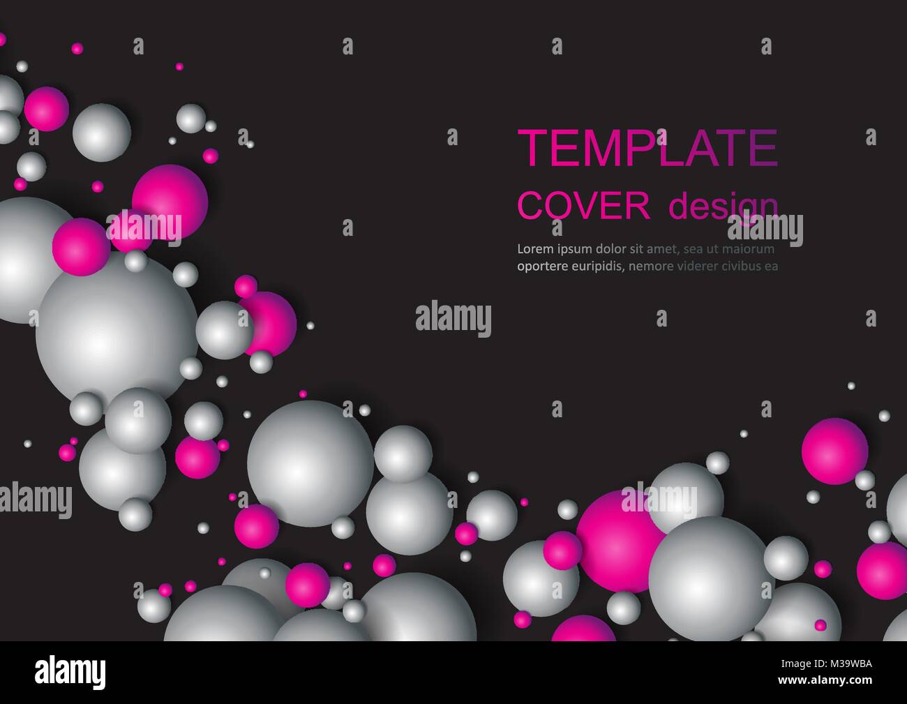 Colorful Glossy Balls Background. Falling Spheres. Abstract Candies