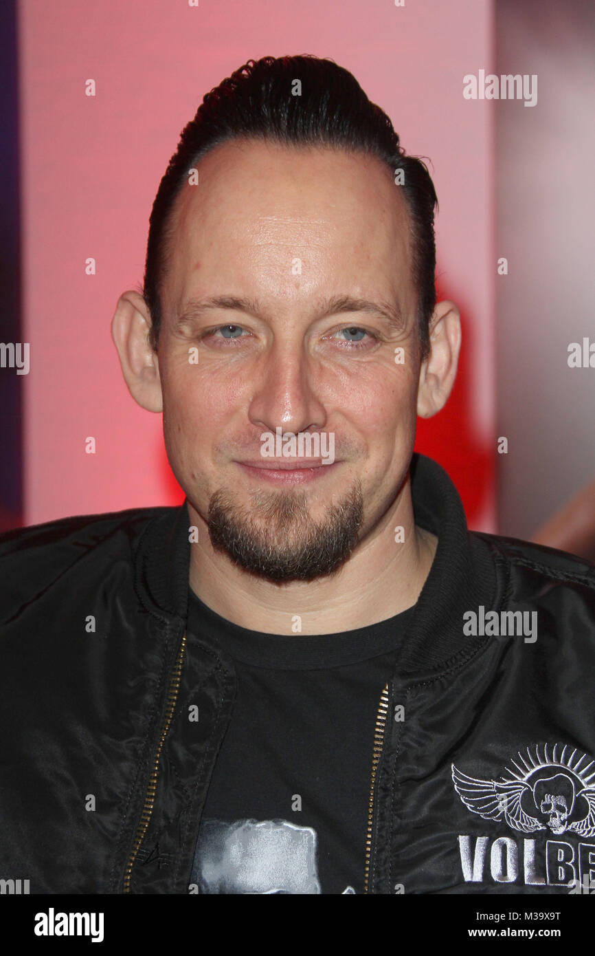 Michael Poulsen, Volbeat, Box WM Kampf Mariusz Wach - Wladimir Klitschko,  O2 World hamburg, 10.11.2012 Stock Photo - Alamy