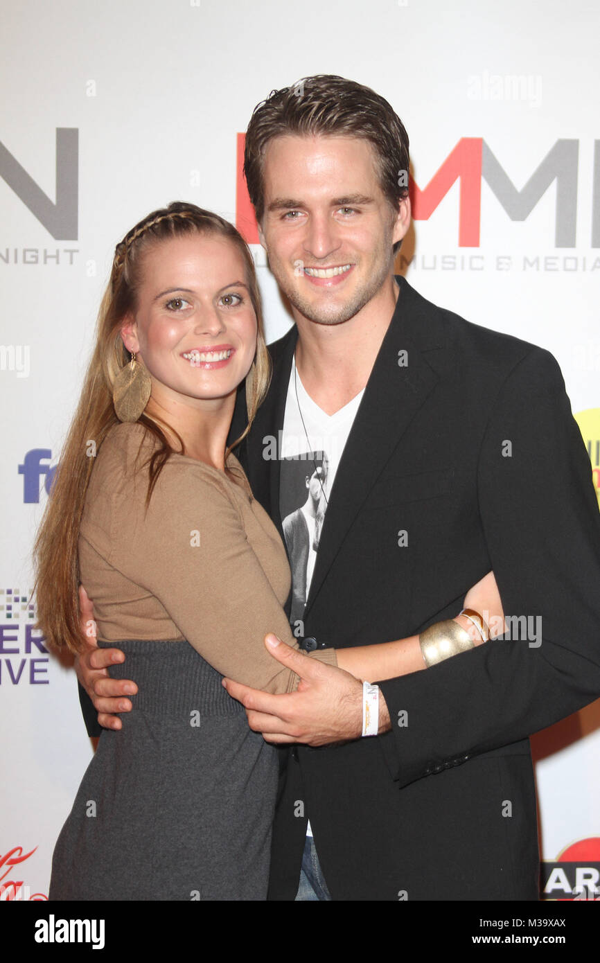 Alexander Klaws Nadja Scheiwiller European Music Media Night Emmn East Hotel Hamburg 19 09 2012 Stock Photo Alamy