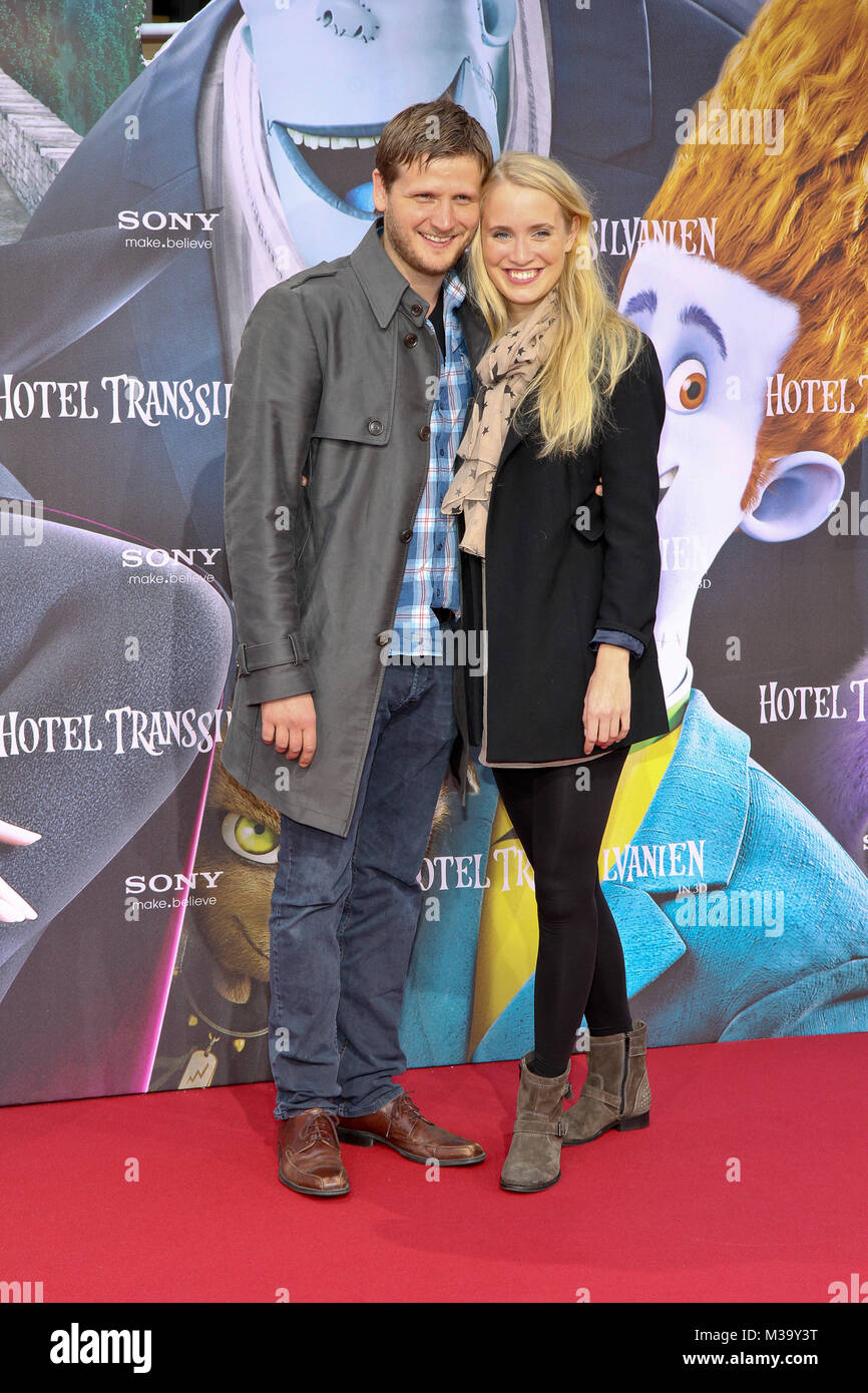 Denis Gansel und Ann-Kristin Reese, Deutschlandpremiere 'Hotel Transsilvanien', Berlin, 21.10.2012 Stock Photo