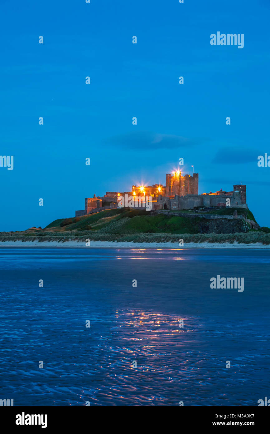 Bamburgh Castle, Bamburgh, England, United Kingdom Stock Photo