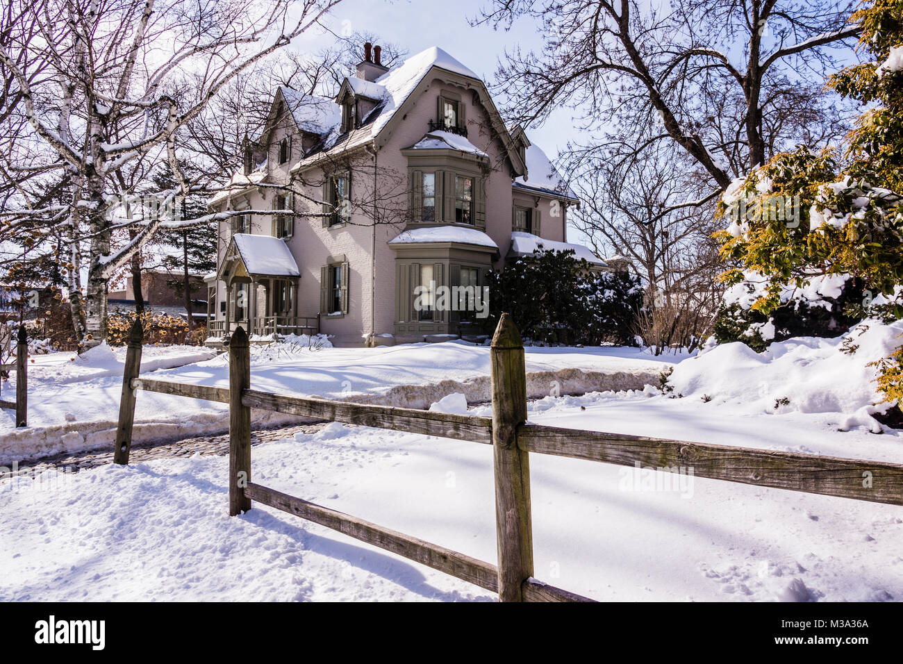 Harriet Beecher Stowe House Hartford, Connecticut, USA Stock Photo Alamy
