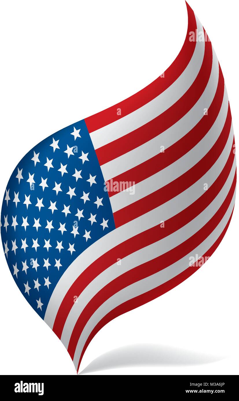 USA Flag isolated Stock Vector Image & Art - Alamy