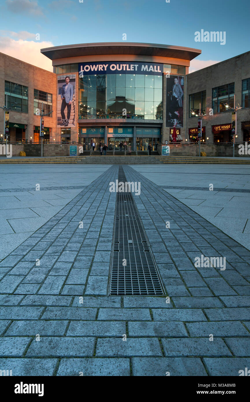 The Lowry Outlet Mall, Salford Quays, Greater Manchester, England, UK Stock Photo