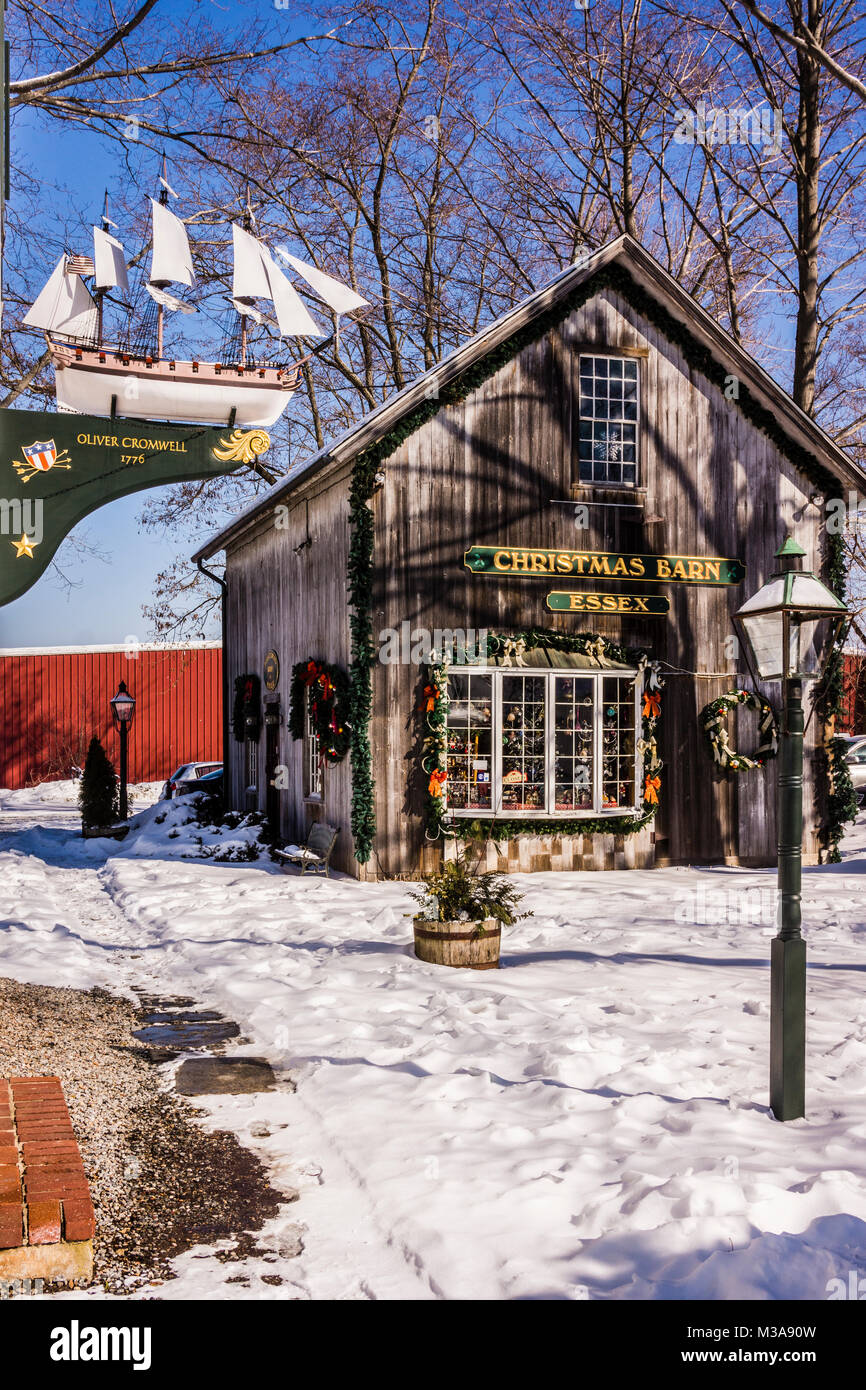 Shops Essex, Connecticut, USA Stock Photo Alamy