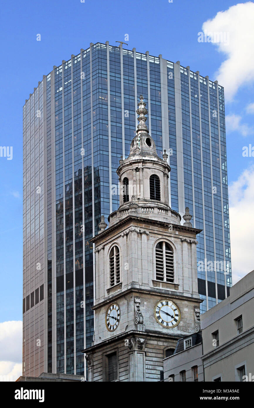 Mix of modern and old architecture in London Stock Photo - Alamy