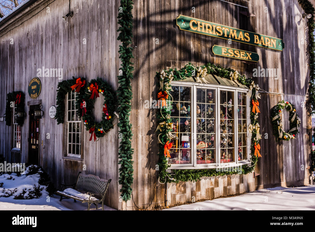 Shops Essex, Connecticut, USA Stock Photo Alamy