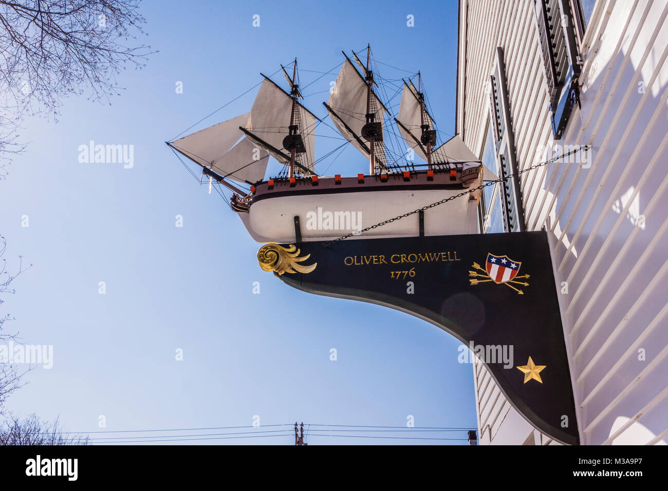 Shops Essex, Connecticut, USA Stock Photo Alamy