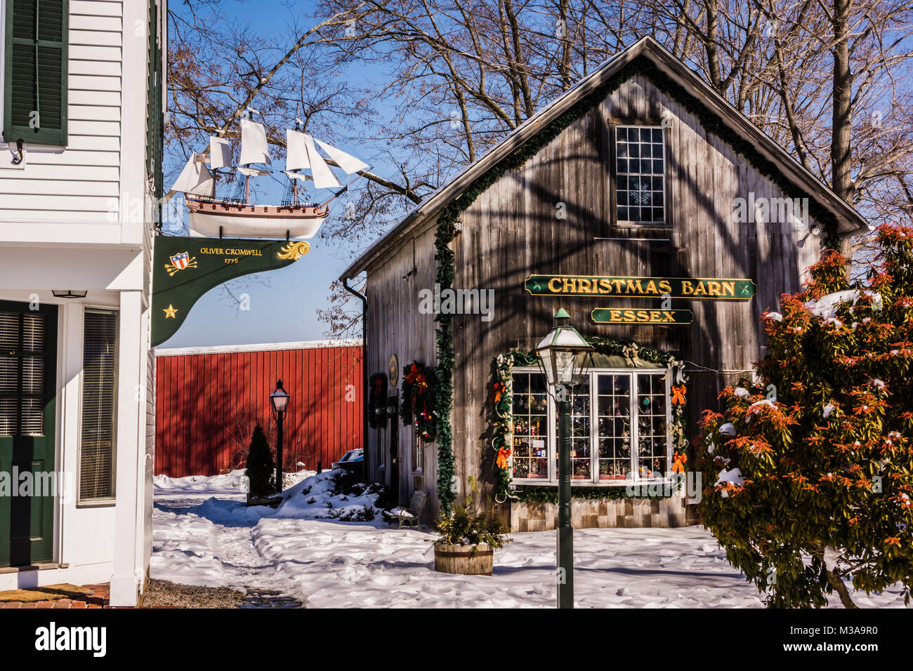Shops Essex, Connecticut, USA Stock Photo Alamy