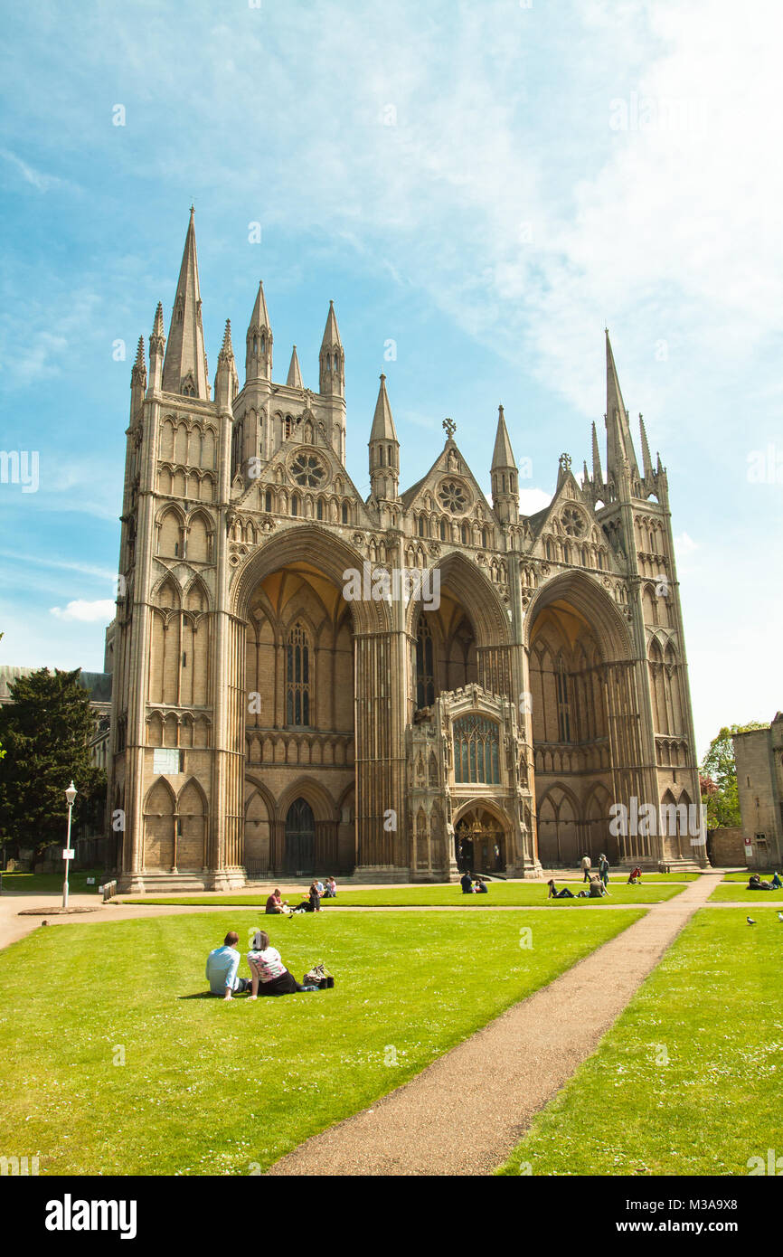 peterborough cathedral UK Cambridgeshire Stock Photo - Alamy