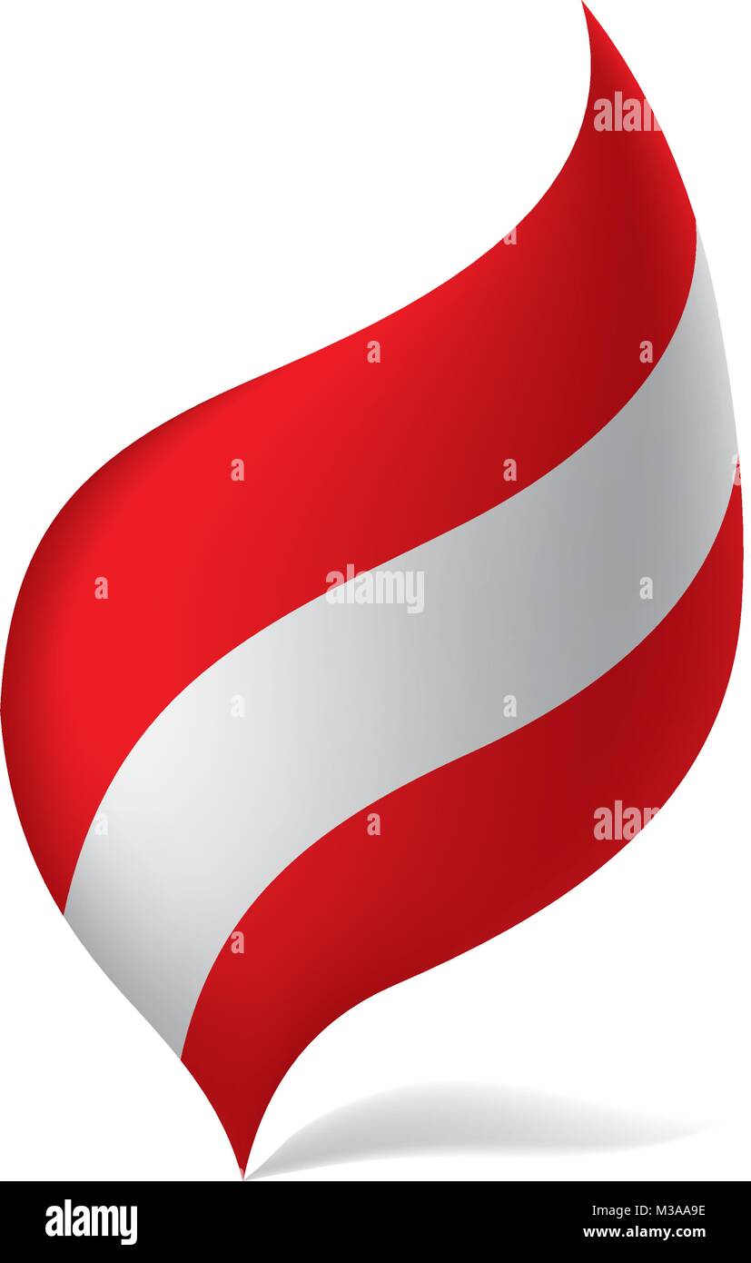Austria flag, vector illustration Stock Vector Image & Art - Alamy