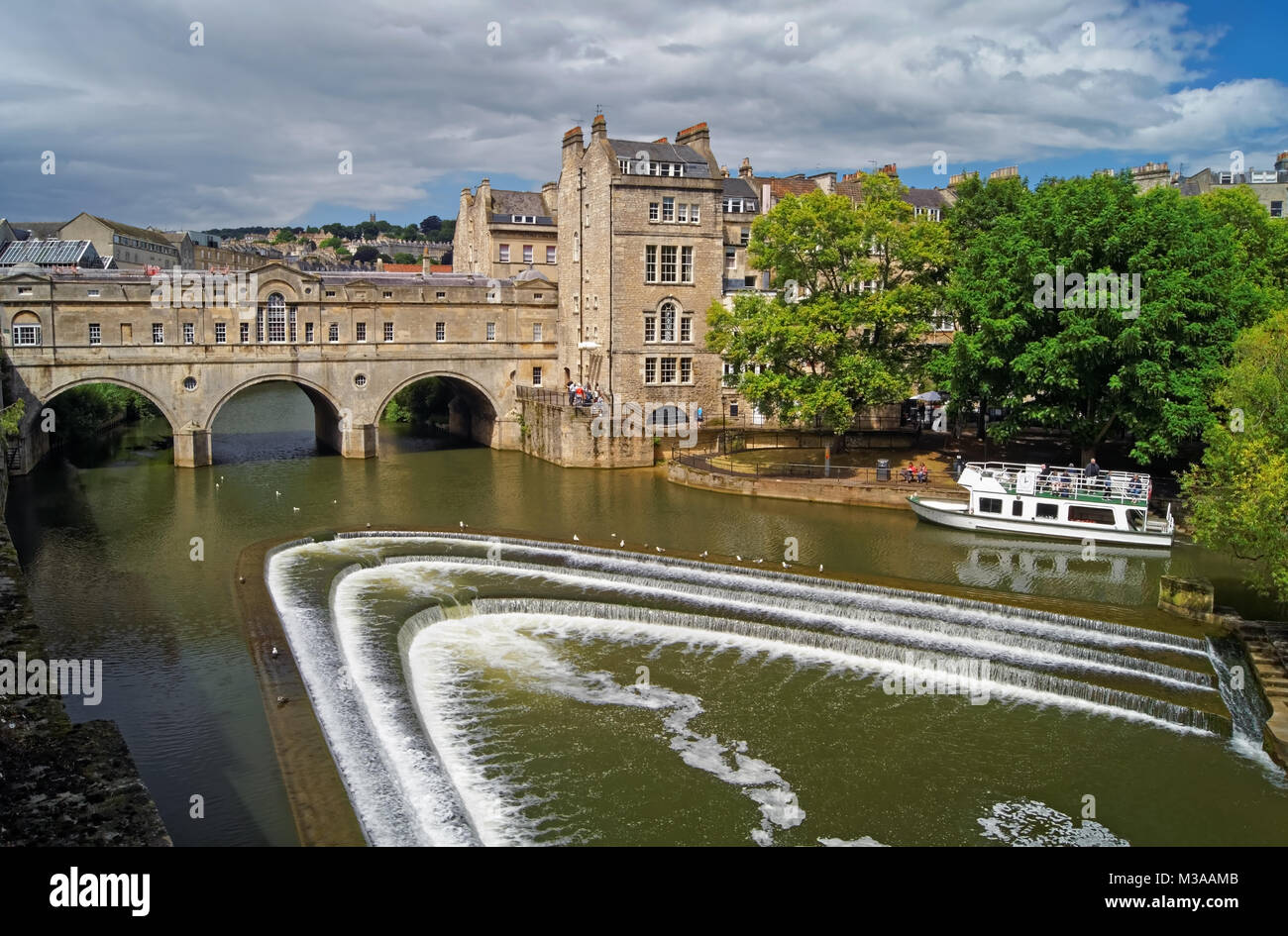 UK,Somerset,Bath,Pulteney Bridge & River Avon Stock Photo - Alamy