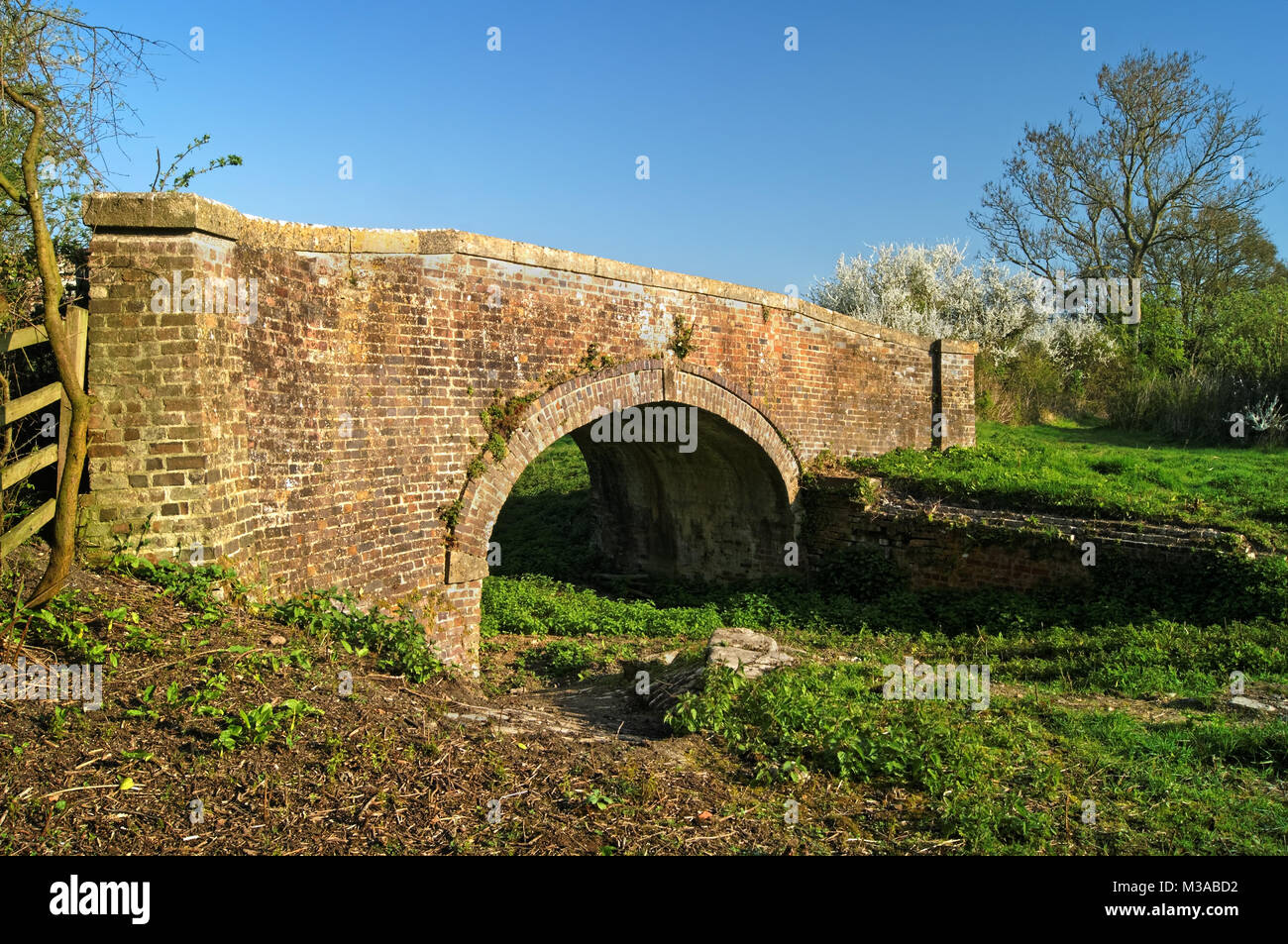 UK,Gloucestershire,Stonehouse,Westfield Canal Bridge Stock Photo