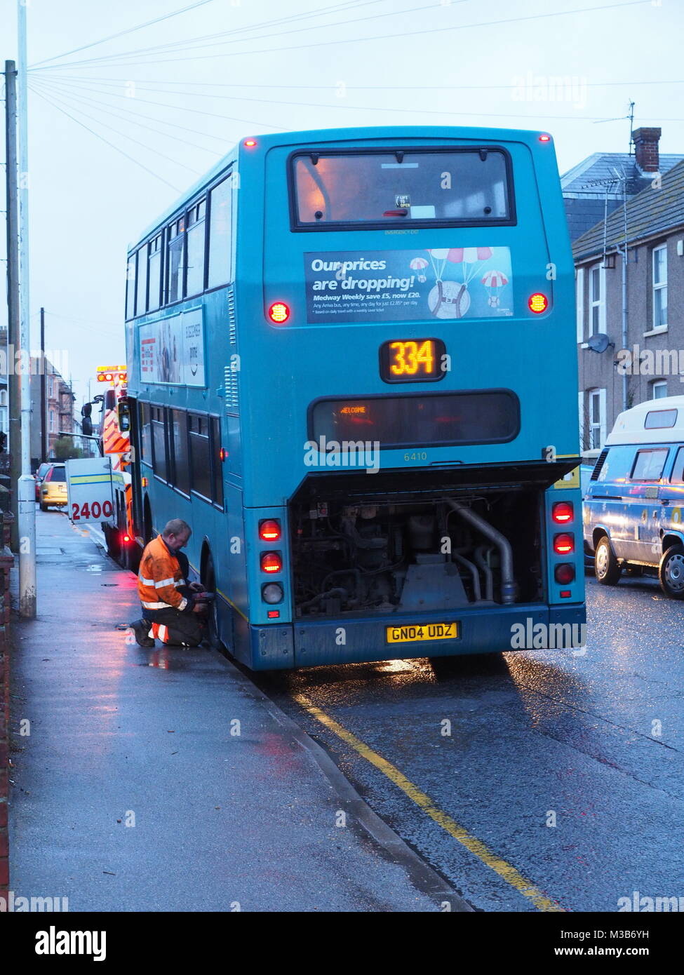 Broken down double decker bus hires stock photography and images Alamy