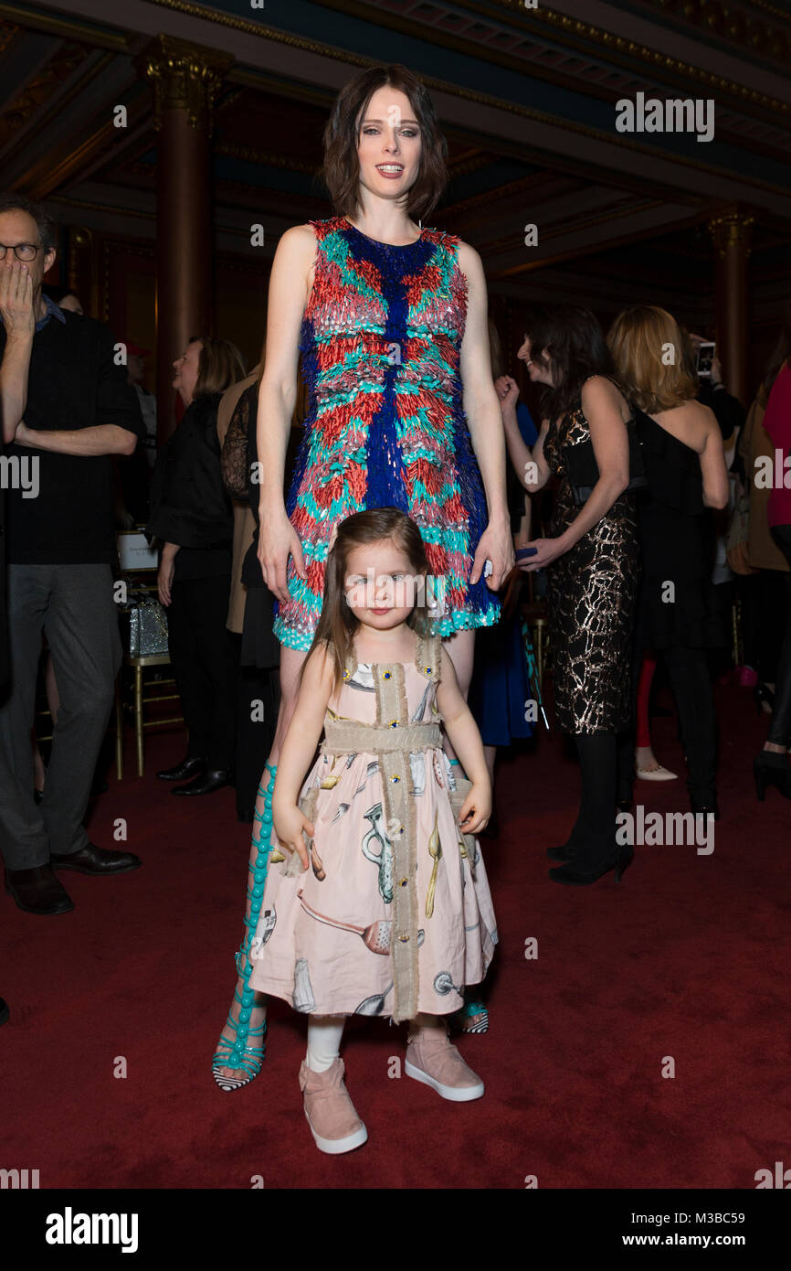 New York, NY, USA. 10th February, 2018. Pregnant Coco Rocha and