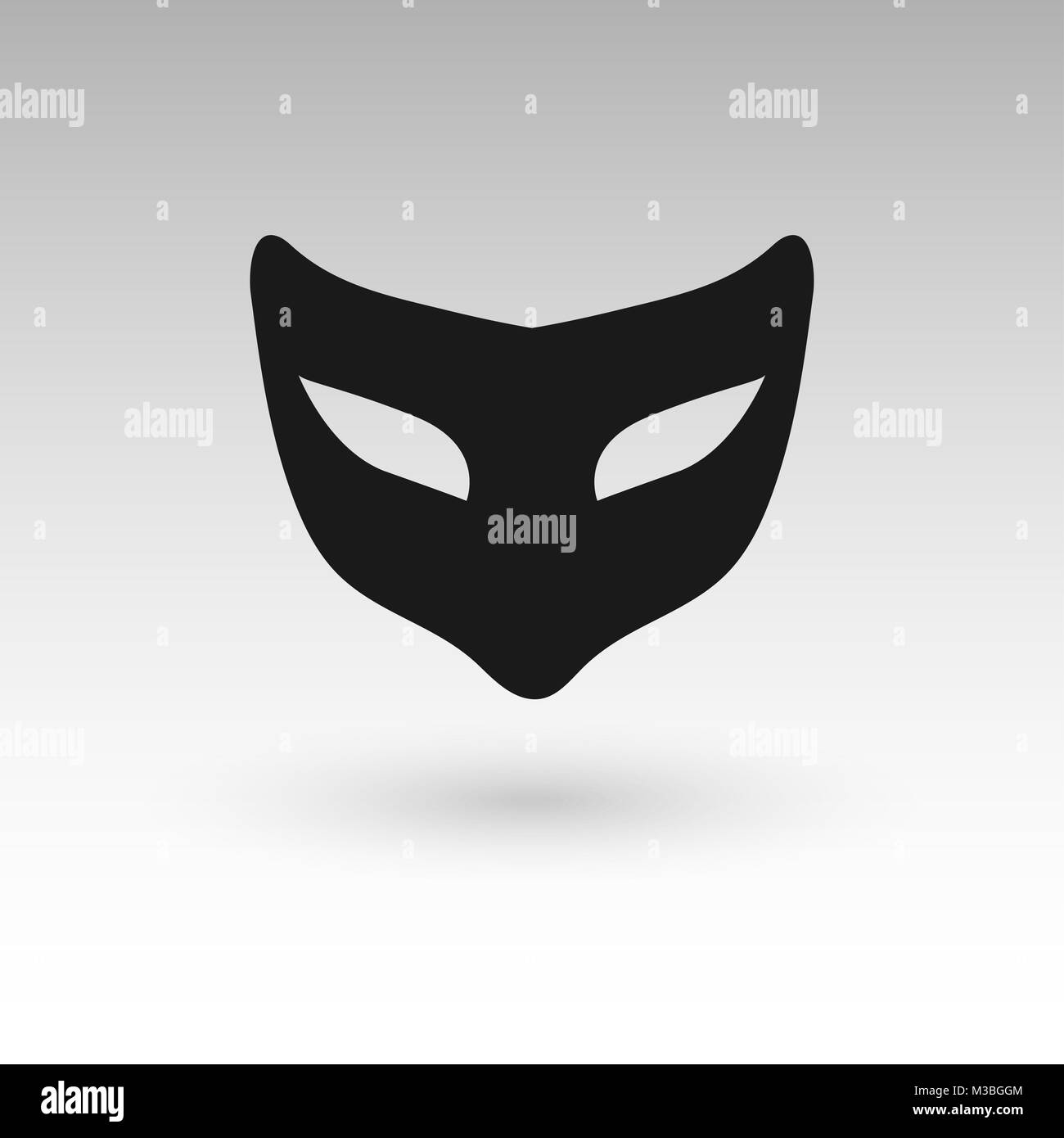 masks silhouette in black vector Stock Photo Alamy