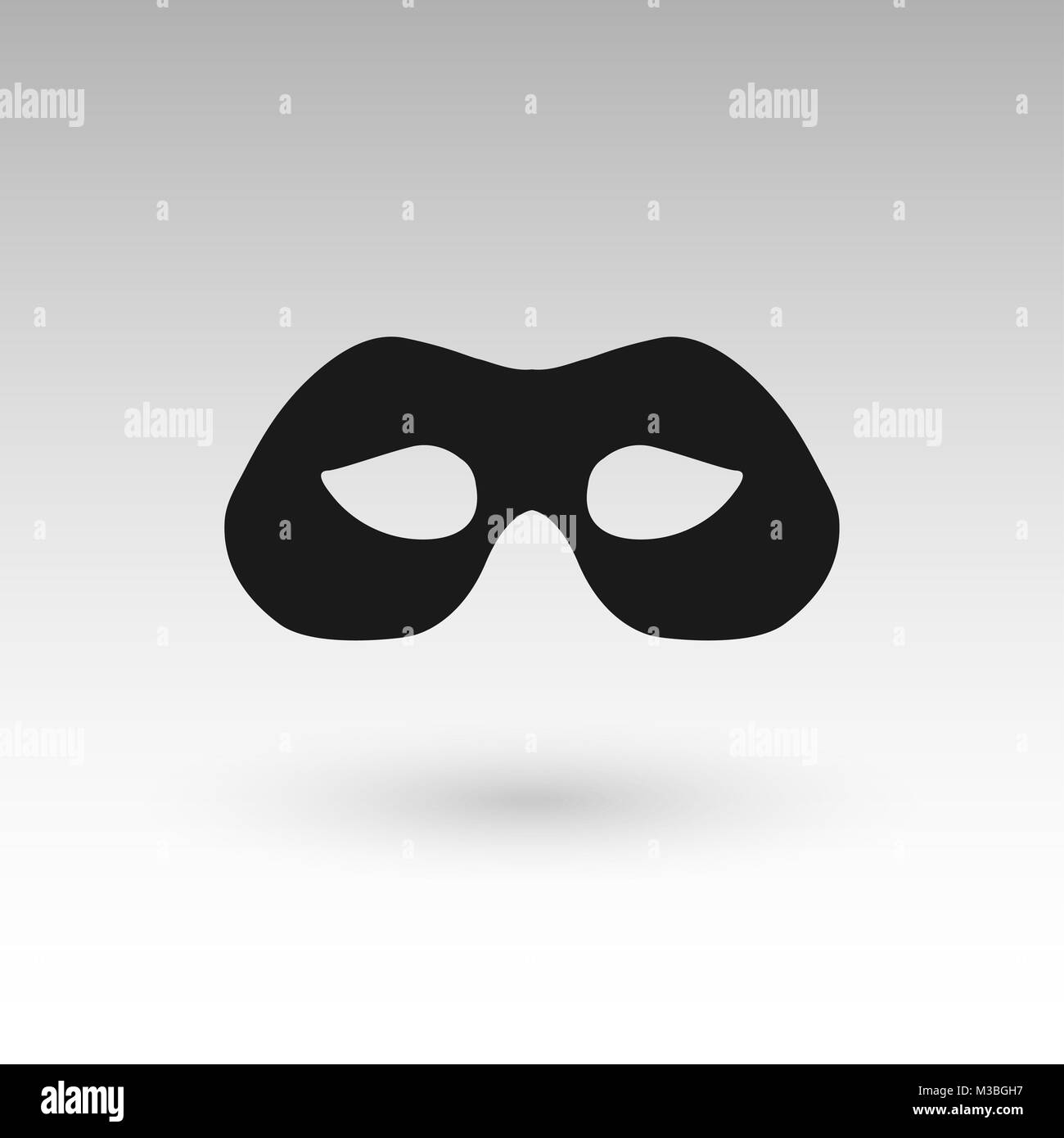 masks silhouette in black vector Stock Photo Alamy