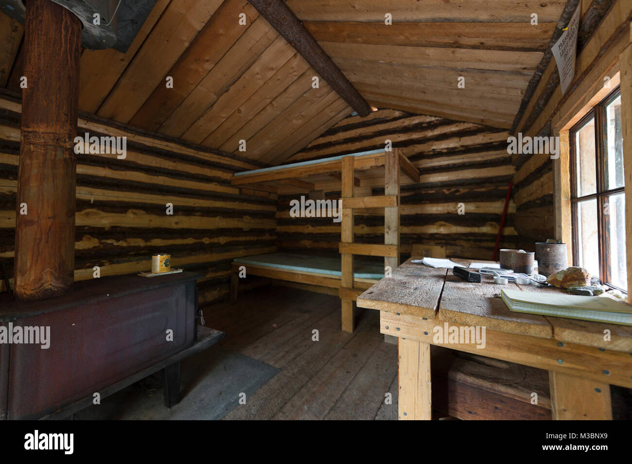 Cabin in Wrangell St Elias Stock Photo - Alamy