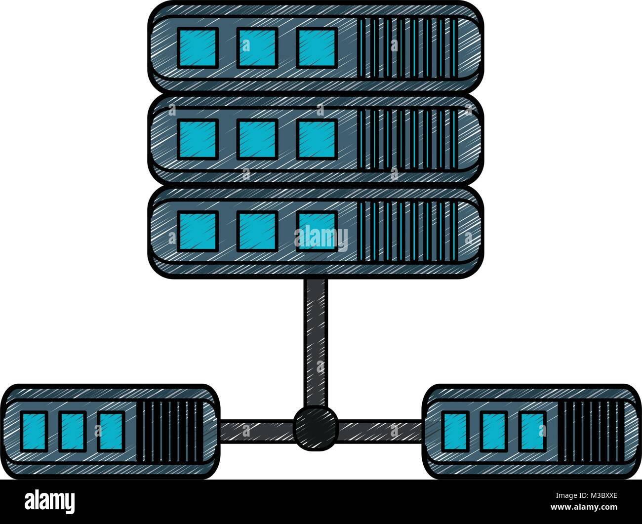 Database storage technology Stock Vector Image & Art - Alamy