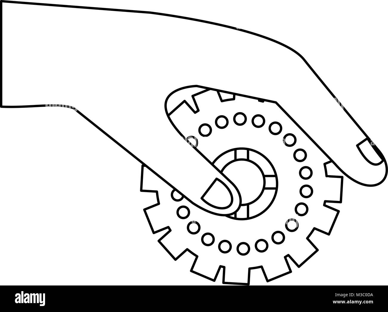 Hand gearshift Stock Vector Images - Alamy