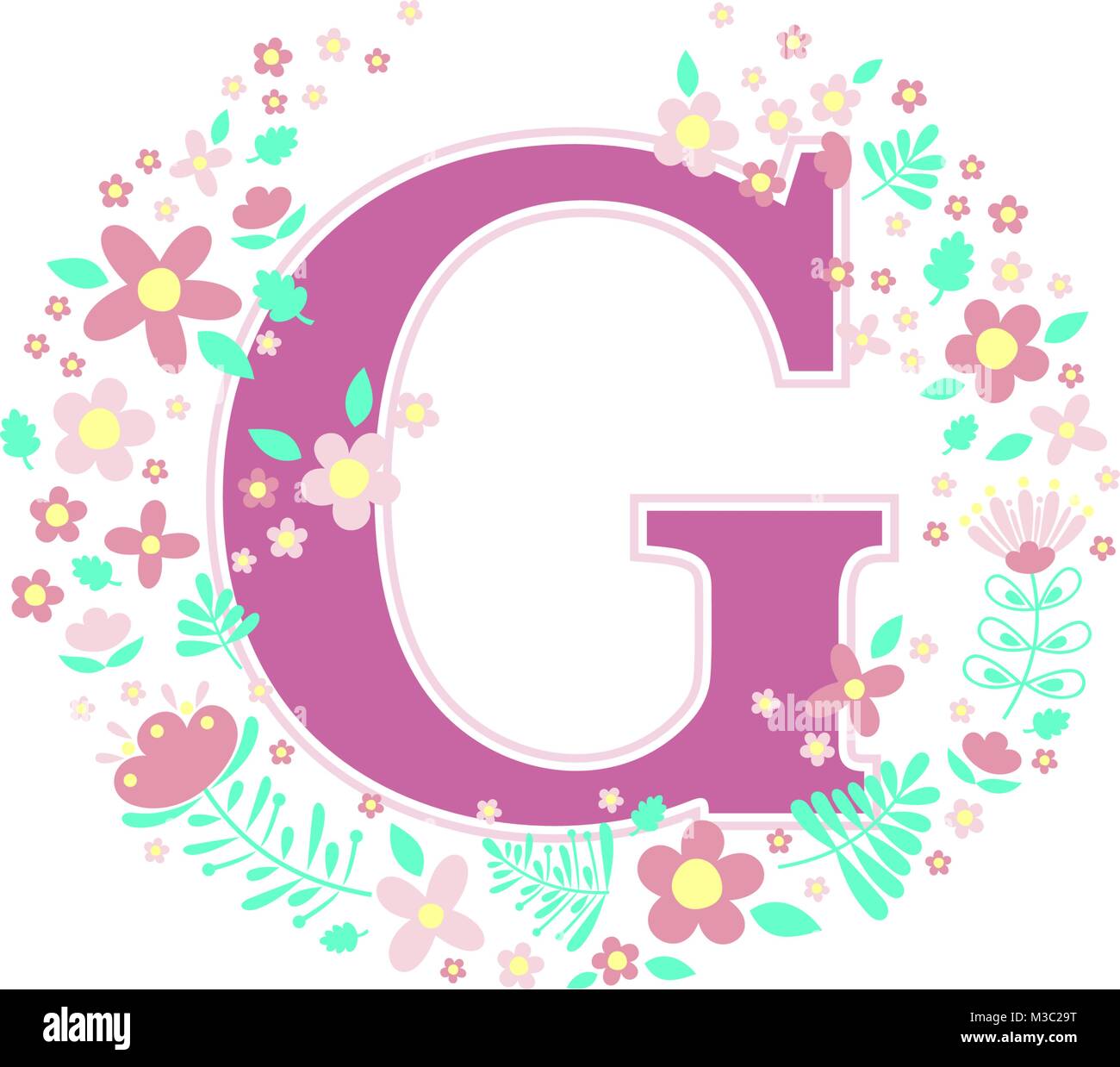 Letter G Flowers Stock Photos & Letter G Flowers Stock Images - Alamy