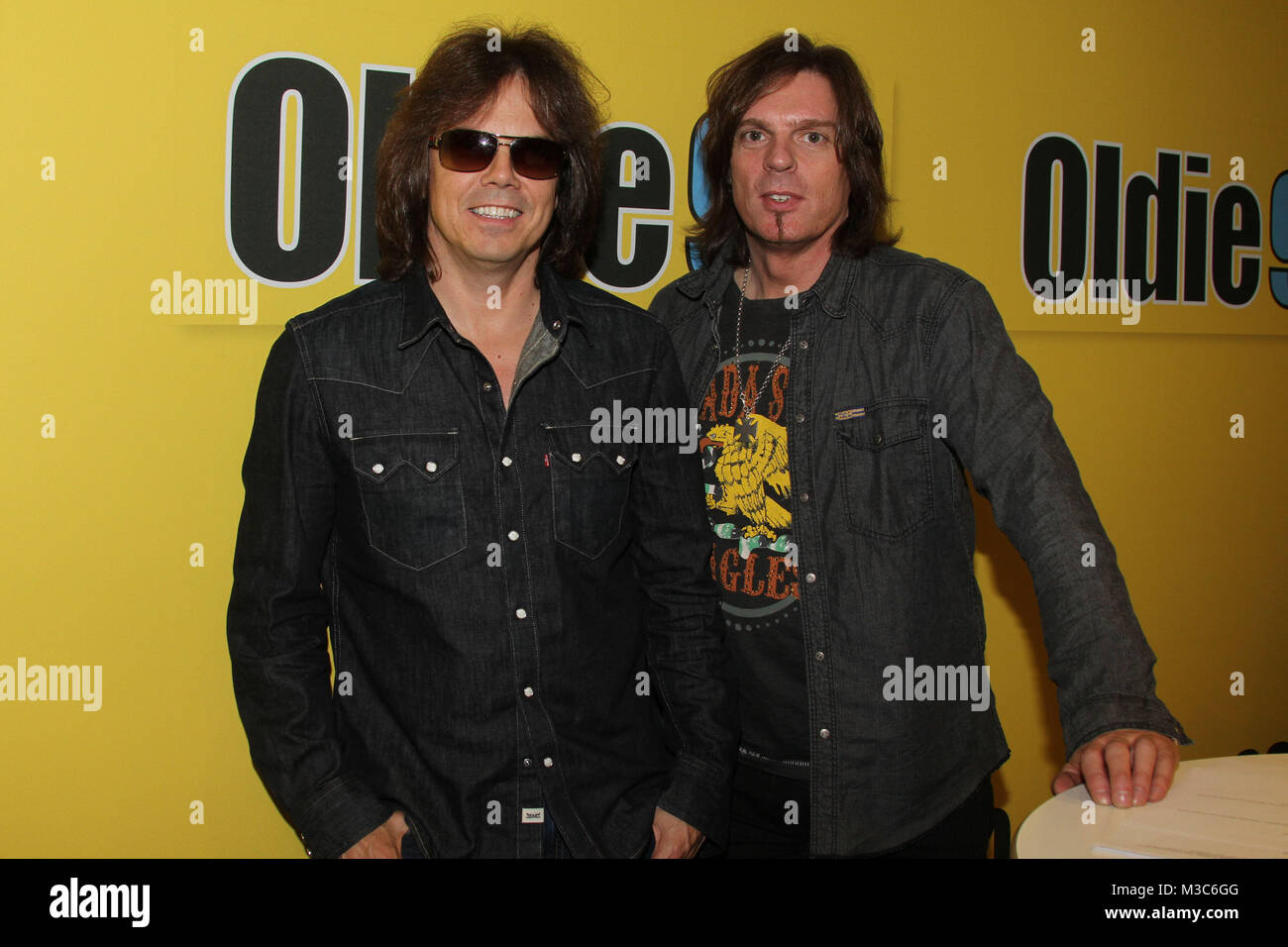 Sanger Joey Tempest & Leadgitarrist John Norum von der Gruppe Europe
