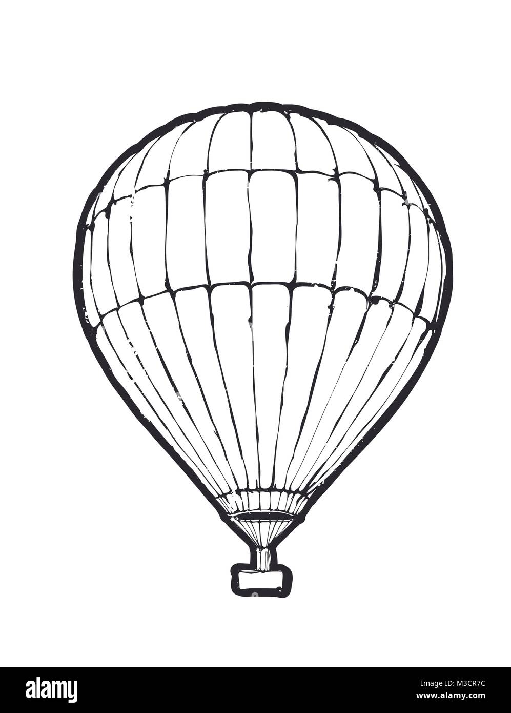 Hot Air Balloon Basket Template