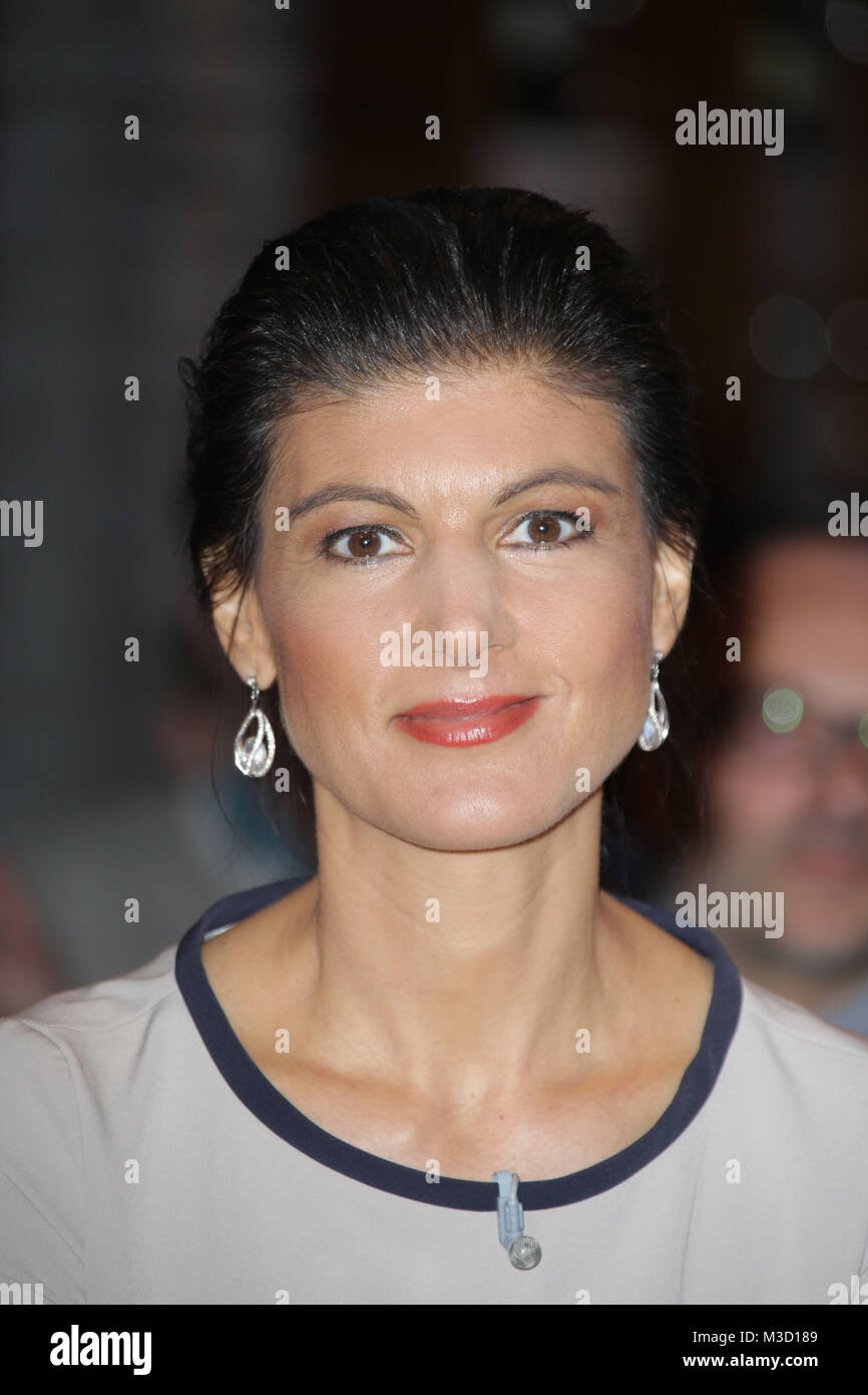 Sahra Wagenknecht (Fraktionsvorsitzende der Linken), Aufzeichnung von ...