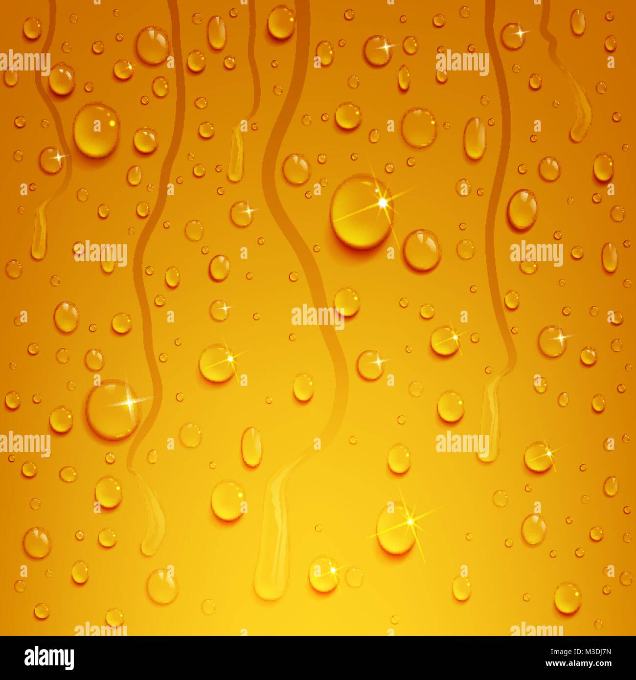 Water drops on the background of the beer Stock Vector Image & Art - Alamy