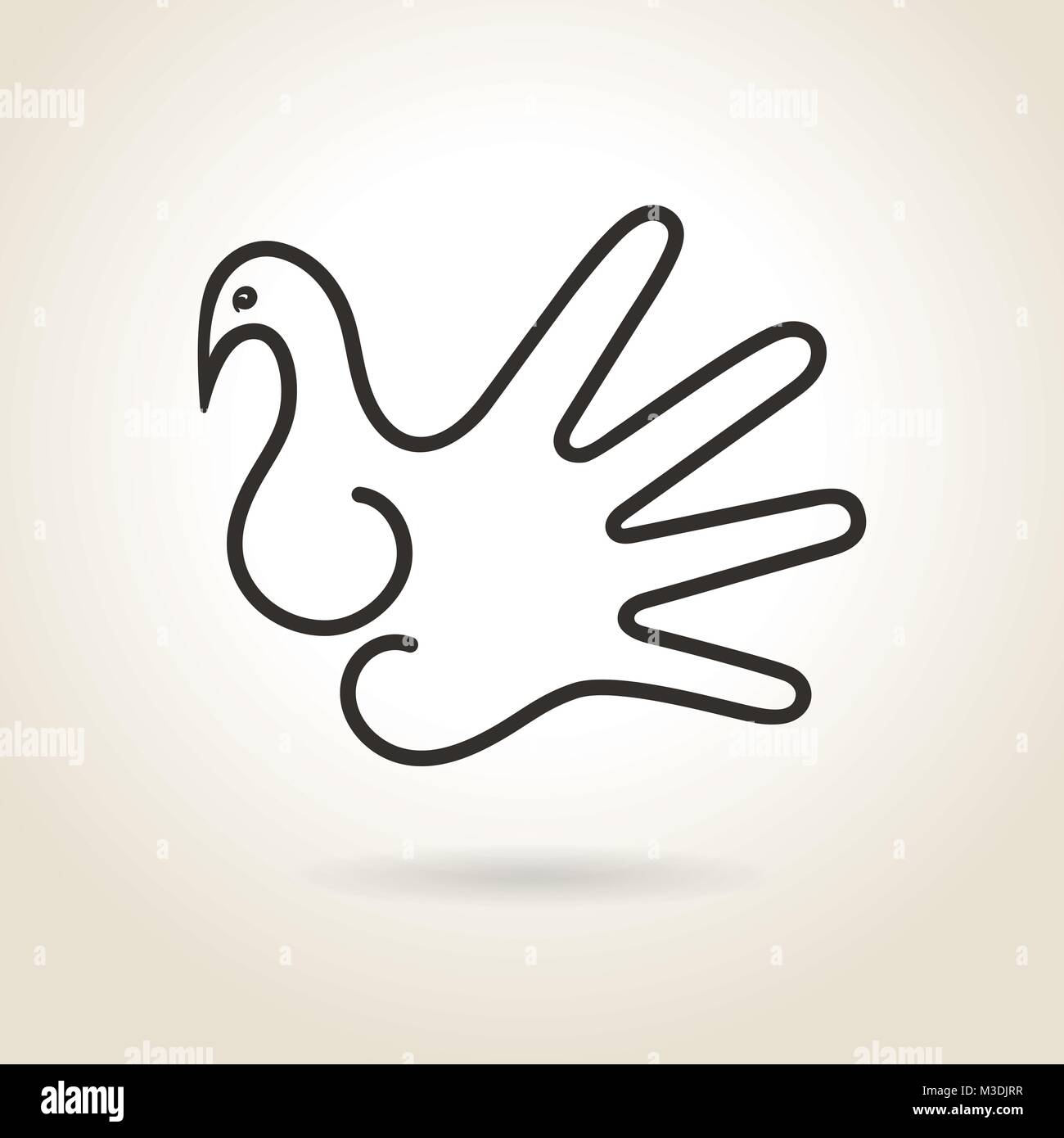 Turkey drawing hand Stock Vector Images - Alamy