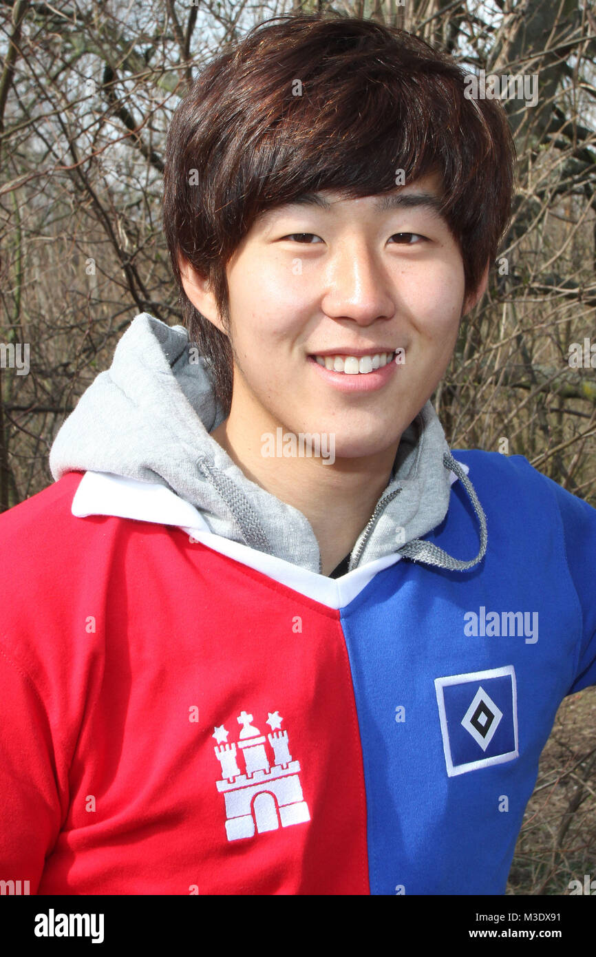 HSVPresseservice HSVProfi Heung Min Son besuchte das Projekt