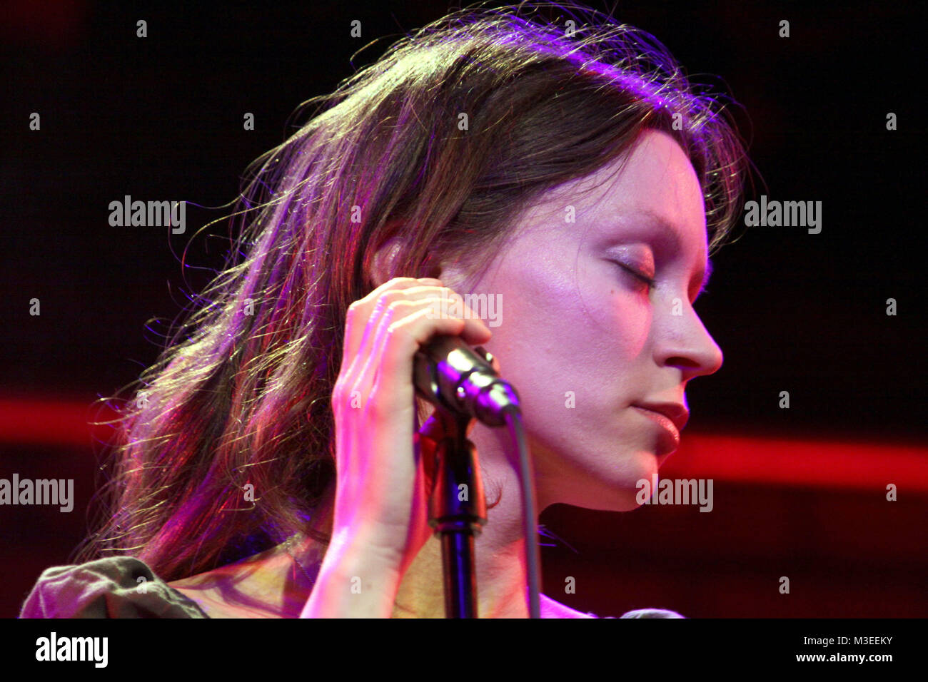 Hamburg Sounds in den Fliegenden Bauten, 09.03.2009, Xochil A. Schuetz  Stock Photo - Alamy