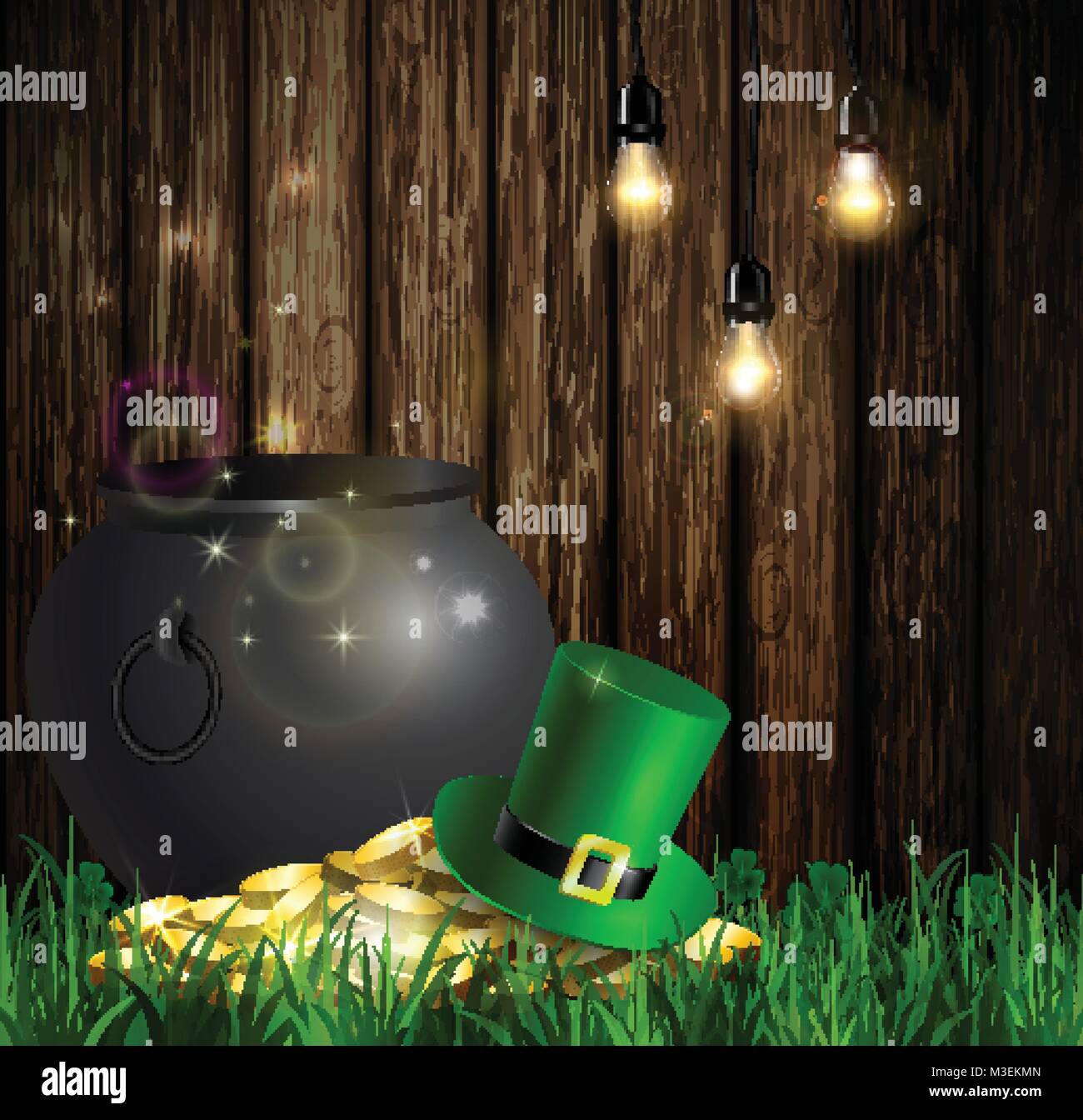 St Patrick S Day Symbol Green Pot Stock Vector Image Art Alamy st-patrick-s-day-symbol-green-pot-stock-vector-image-art-alamy