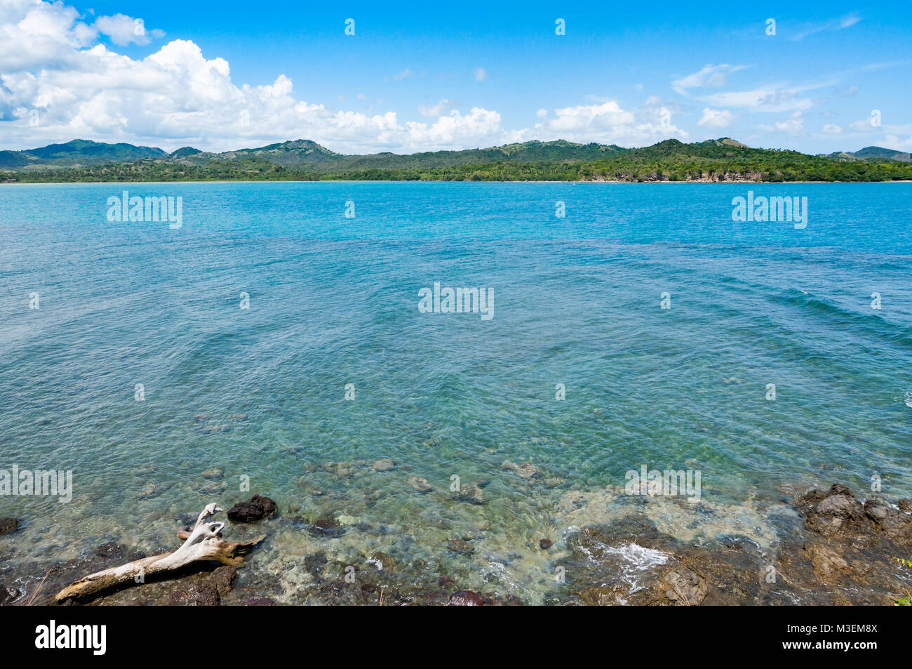 ocean sea in dominican republic in caribbean Stock Photo