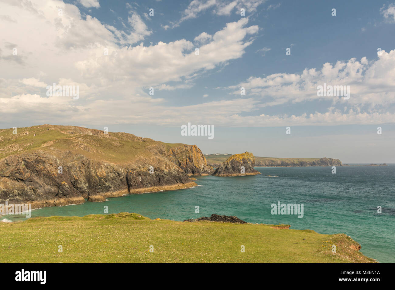 Looking south from Kynance Cove, Cornwall, UK Stock Photo Alamy