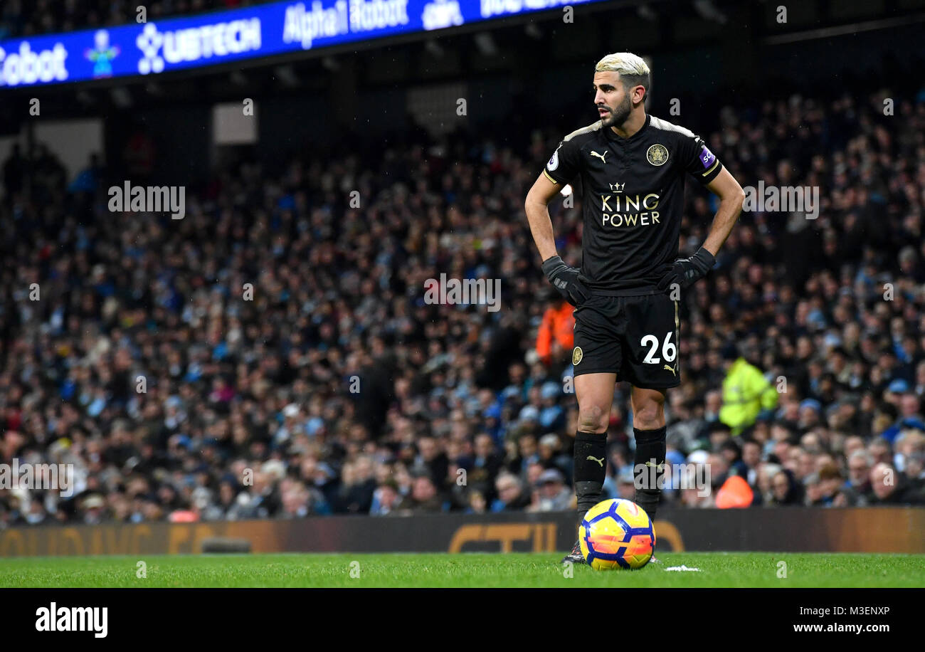 Leicester City's Riyad Mahrez during the Premier League match at the ...