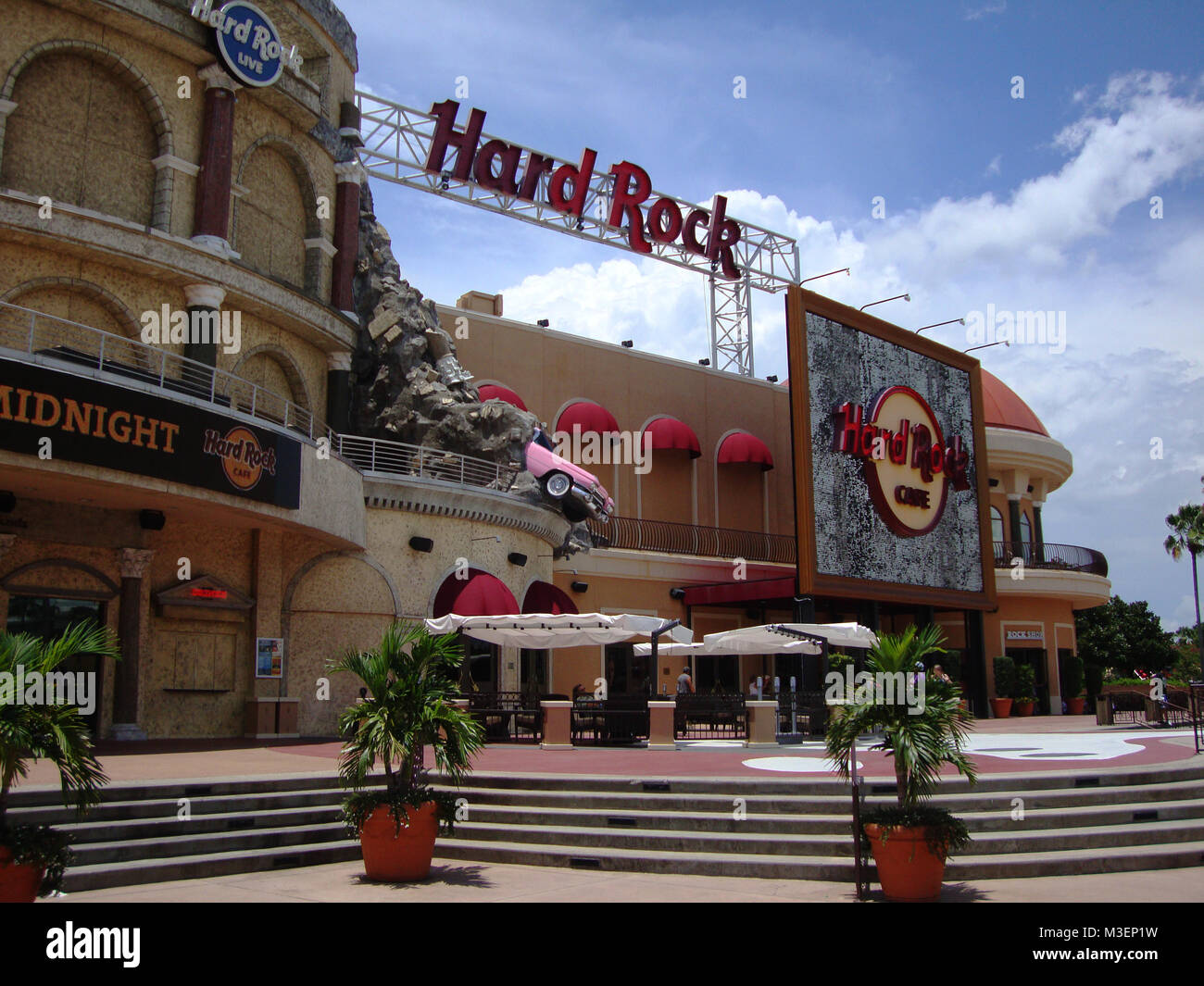 Hard Rock cafe building orlando florida usa music restaurant Stock Photo