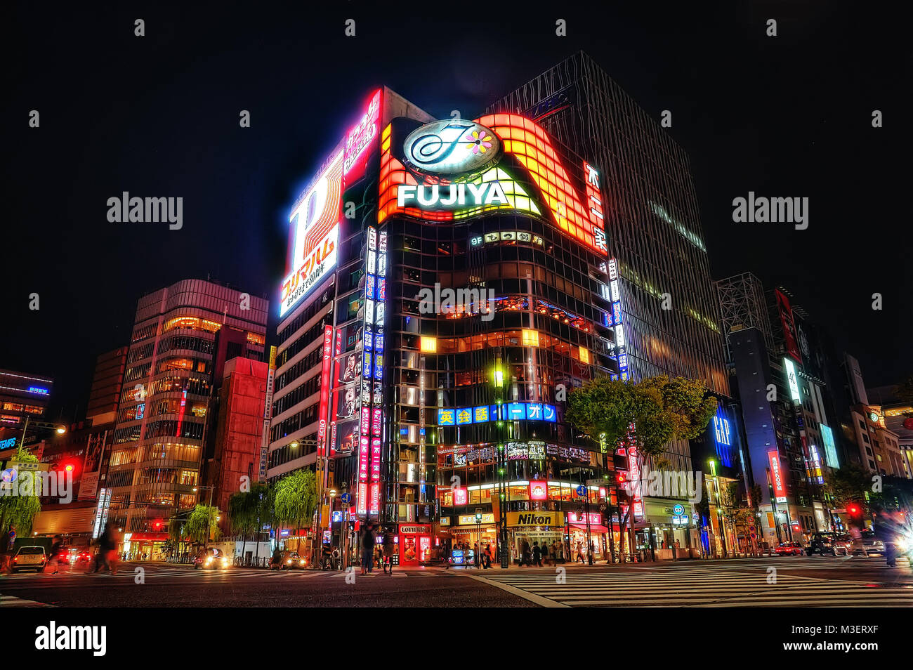 Ginza Tokyo Architecture, Japan taken in 2015 Stock Photo - Alamy