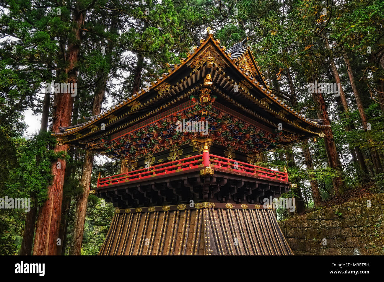 Taiyu-in Temple Nikko taken in 2015 Stock Photo