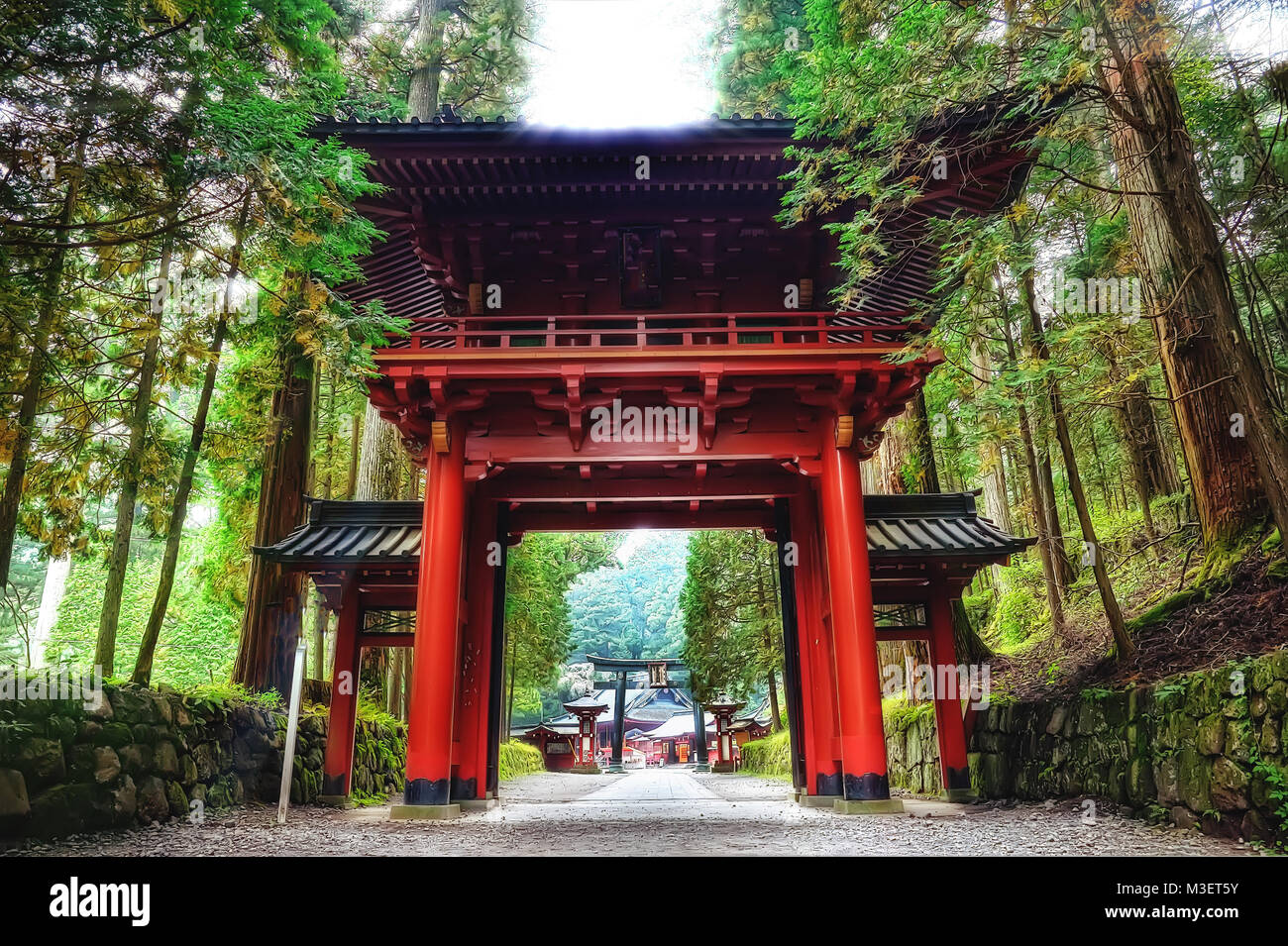 Taiyu-in Temple Nikko taken in 2015 taken in 2011 Stock Photo