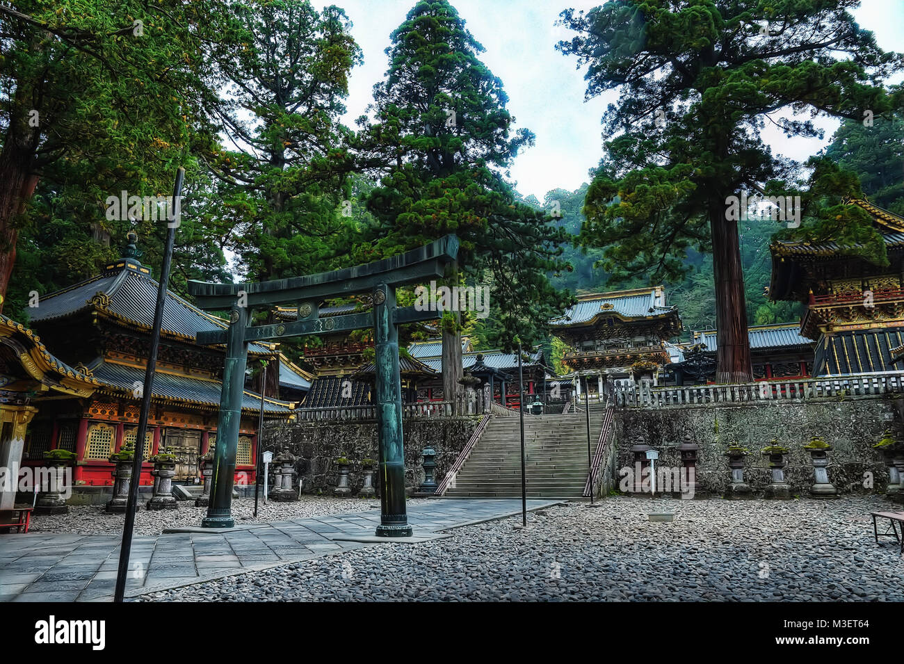 Taiyu-in Temple Nikko taken in 2015 Stock Photo