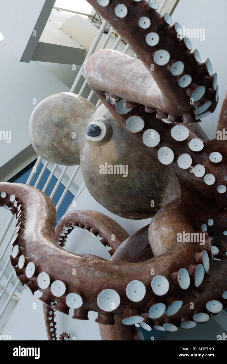 Octopus sculpture Stock Photo